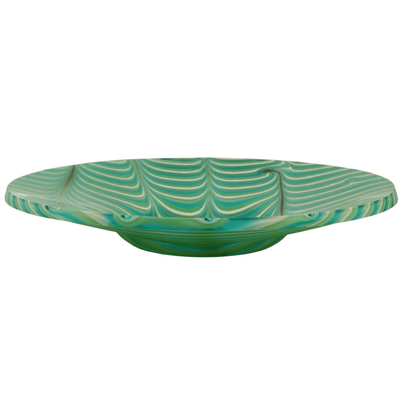 Metro Fusion Handmade Glass Dinner Plate