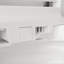 Toilette intelligente avec assainisseur d'air, lumière ambiante, couvercle automatique, capteur de pied et bidet
