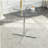 Round Glass Top Metal Base Dining Table-1320703664