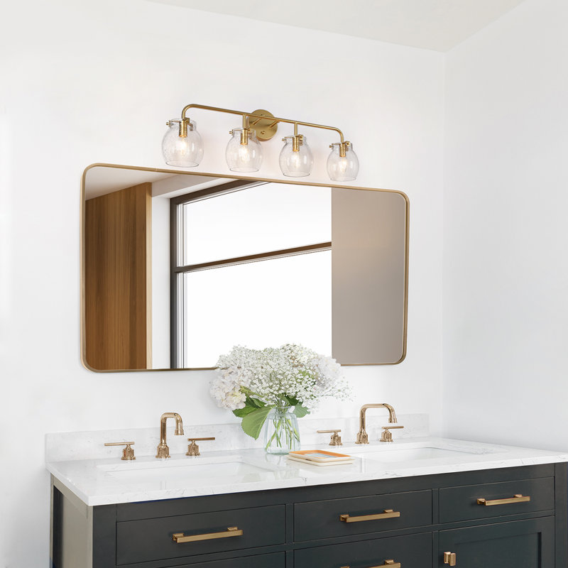 Mariellen 4 - Light Dimmable Vanity Light, Light Gold