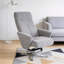 Fauteuils inclinables réglables, chaise moderne en bois d'acier chenille pour bureau à domicile