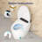 Smart Bidet Toilet with Auto Open/Close Lid, Siphon Jet Flush, 1.27 GPF Auto Dual Flush, Heated Seat, Warm Wash, Air Dryer, Soft Closing Seat, Wireless Remote Control