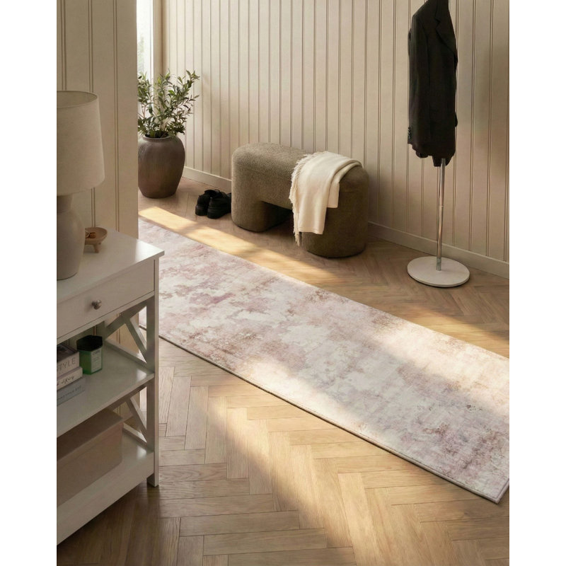 Solid Colour Area Rug, Runner 80 x 300 cm