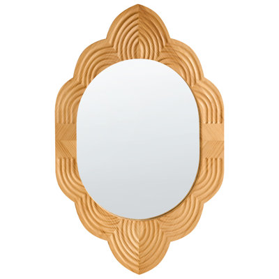 Solid Wood Novelty Floor Mirror