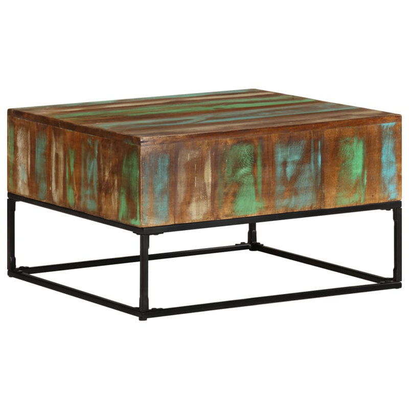 Gearld Frame Coffee Table, Brown/Green