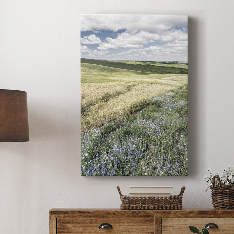 Toile tendue de qualité supérieure Wildflower Farm - prête à être accrochée, H 36 po x l 24 po x P 1 po