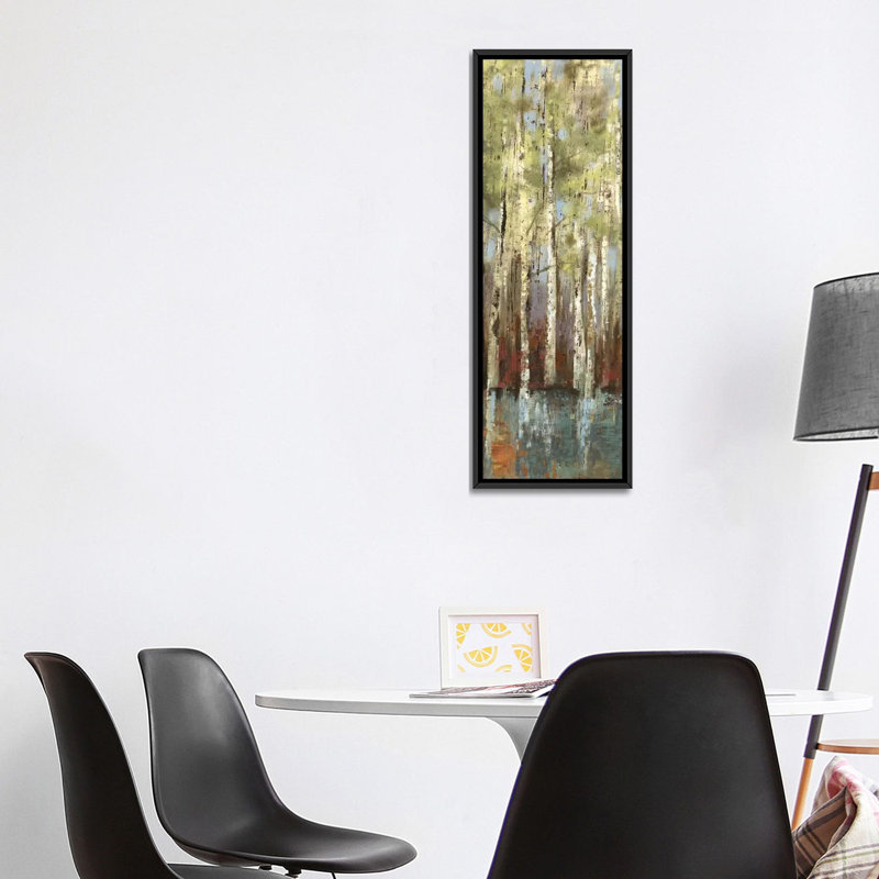 «Forest Whisper I» par Allison Pearce, reproduction sur toile tendue sur châssis, H 48 po x l 16 po x P 1,5 po