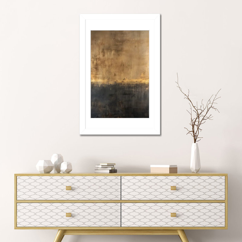 La lumière commence, Papier avec cadre blanc ouvert, H 24 po x l 16 po x P 1 po, Blanc