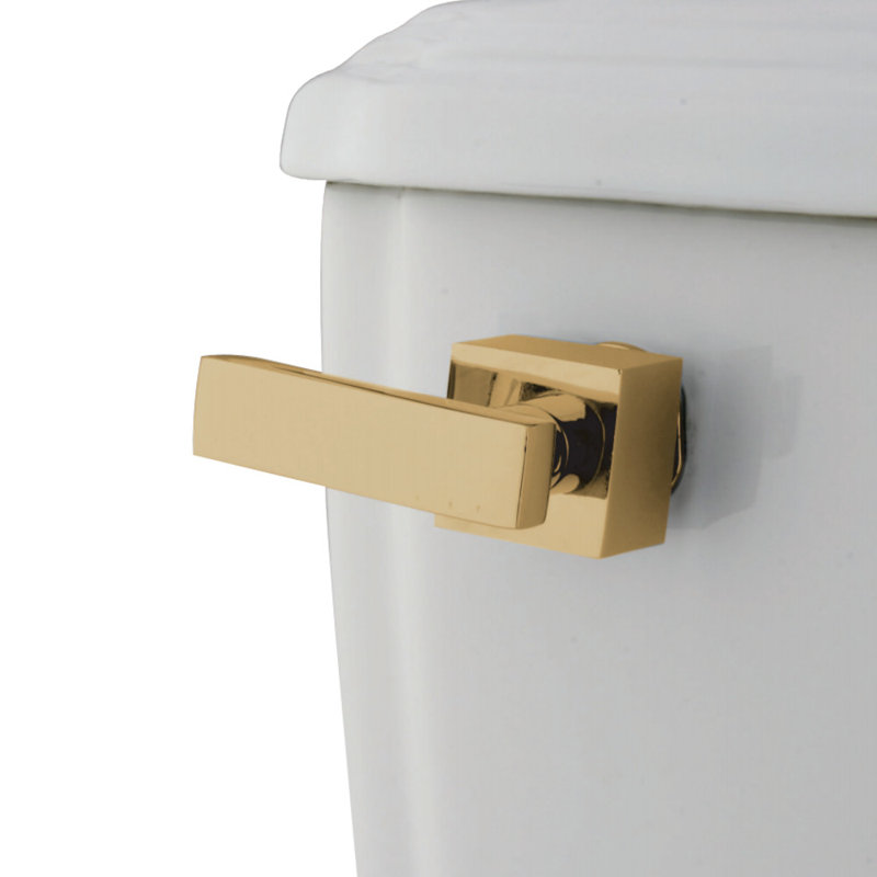 Levier de réservoir de toilette à fixation avant Kingston Kingston, Laiton poli