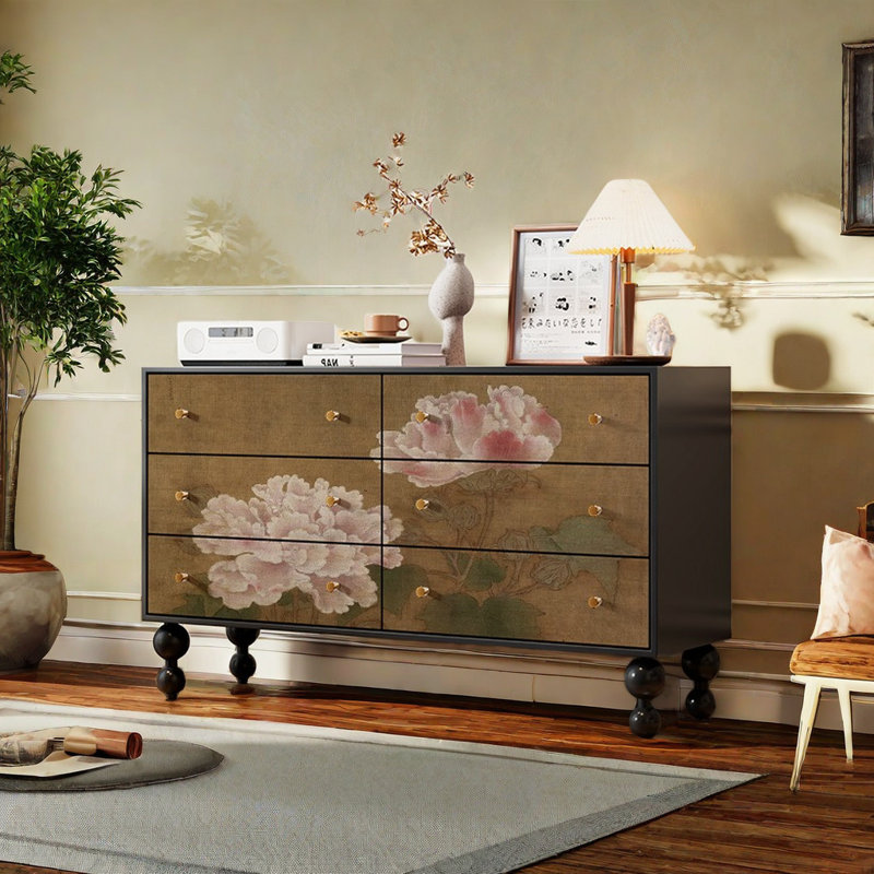 Commode d'appoint en bois massif