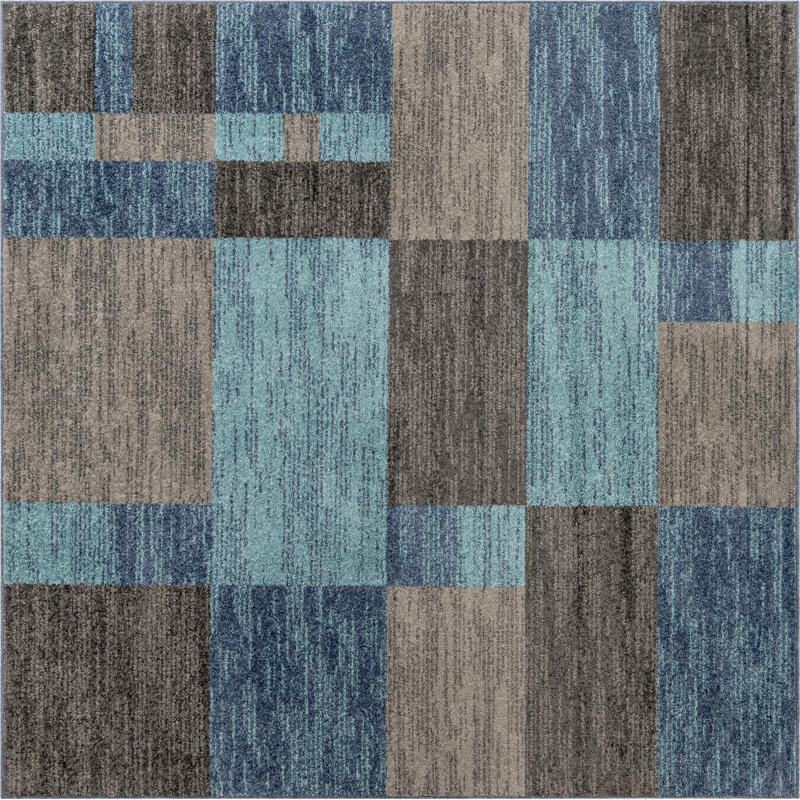 Eginhard Geometric Indoor Rug, Square 7'10"