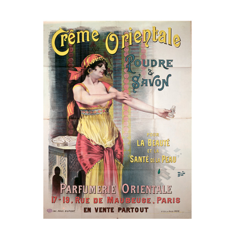 Art sur toile Pal Crème Orientale, H 47 po x l 35 po