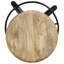 Tabouret de bar Tabouret de bar à hauteur de comptoir pour pub en bois de manguier massif-304052699-304052698