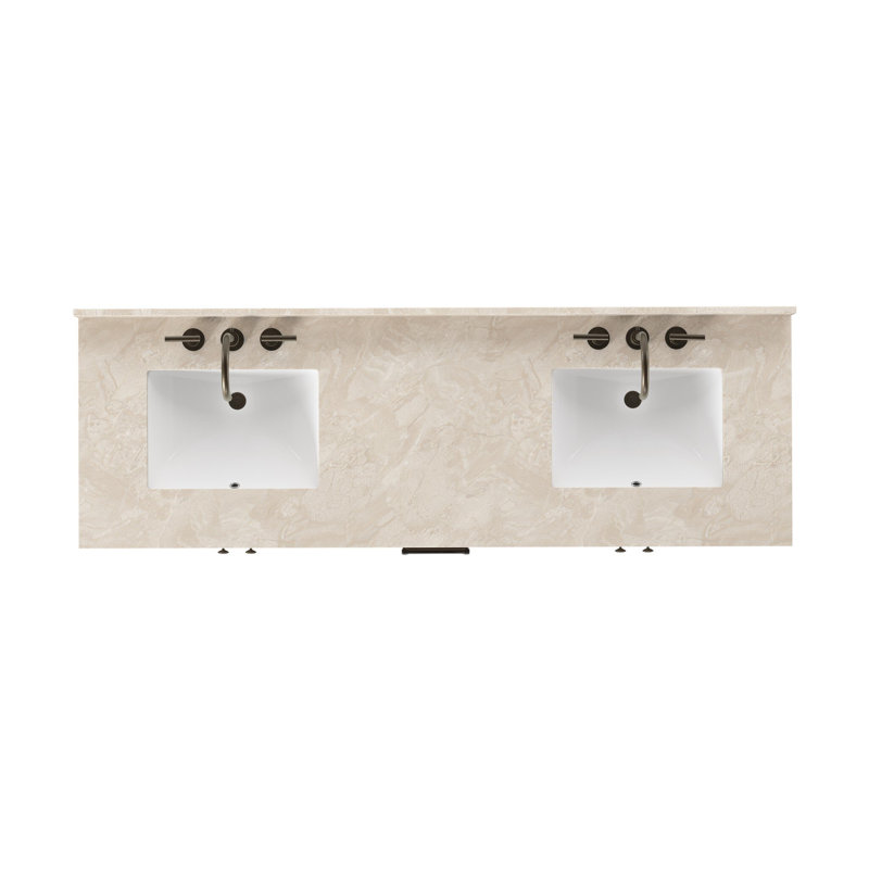 Anthem Double Vanity, Satin Light Wash Oak