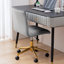 Chaise de bureau en velours Auctin-567156631
