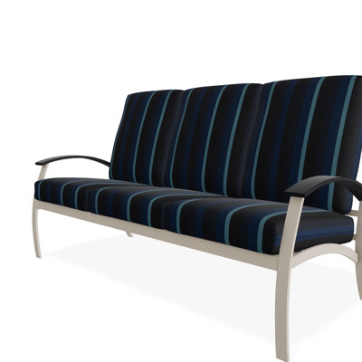 Askar 71.5'' Wide Powder Coated Aluminum Patio Sofa with Cushions