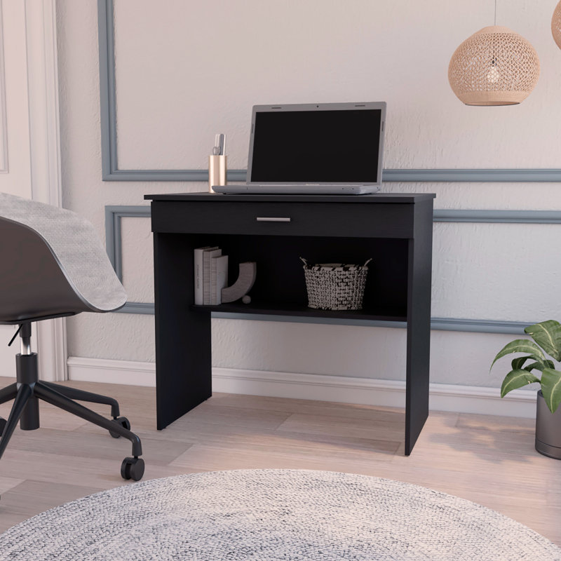Bureau de rangement Kaylor, design moderne avec tiroir et tablette