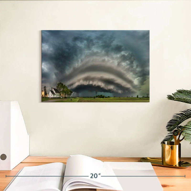 Alvord approchant la tornade, H 8 po x l 12 po