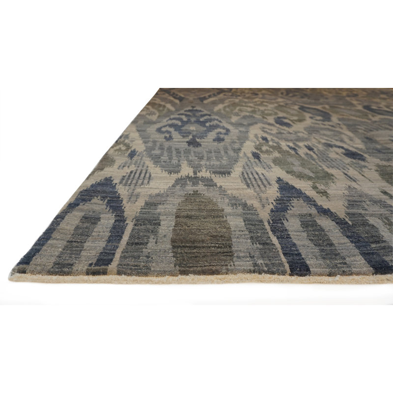 Jazz Couture Hand Knotted Wool Area Rug, Rectangle 4' x 6'