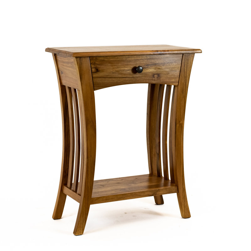 Lukats 60cm Solid Wood Console Table