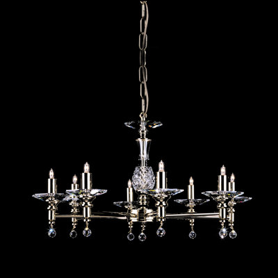 Melfa 8 - Light Candle Style Chandelier