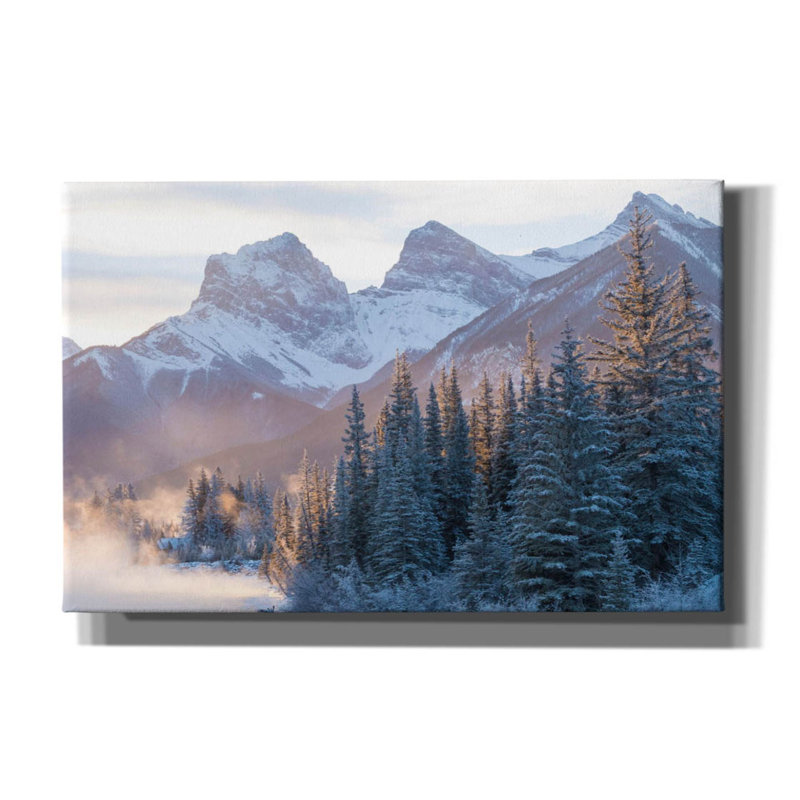 «Three Sister 2» par Joe Reimer, art mural sur toile, H 26 po x l 40 po x P 1,5 po