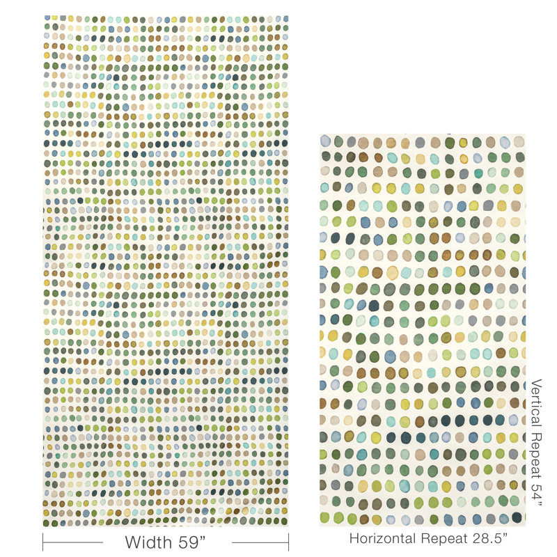 Rhapsody Twister Print Fabric, Kiwi/Slate