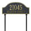 Admiral 2-Line Lawn Address Sign