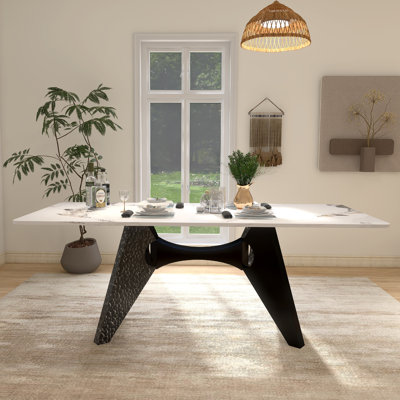 Table de salle à manger en marbre pour la cuisine