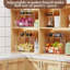 3 Pack Hanging Fruit Basket For Kitchen With Wood Lid - Onion And Potato Storage Fruit Bowl With Nameplate For Counter&wall Mounted, Stackable Storage Basket, Metal Hanging Wire Baskets White