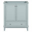 Meuble-lavabo 30 po sans lavabo, base seulement, armoire de salle de bain multifonctionnelle avec portes et tiroir, structure solide et panneau de fibres à densité moyenne-109628057
