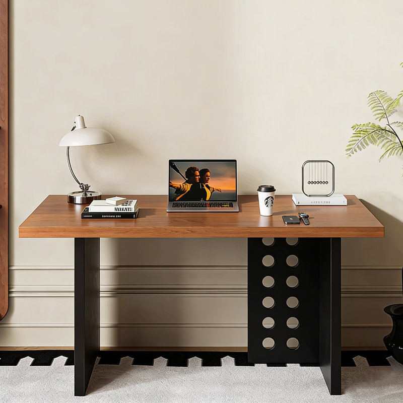Bureau en bois massif Minimalist, 29.53” H x 55.12” W x 27.56” D
