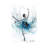 Blue Sky Dancer by Ashvin Harrison - Gallery-Wrapped Canvas Giclée on Canvas-605612488-605612489