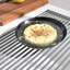 Robinet de cuisine de purificateur d'eau potable avec support de séchage pour vaisselle, robinet d'évier de cuisine rétractable (noir mat)