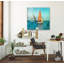 « color tint voilier », peinture sur toile tendue-685502654