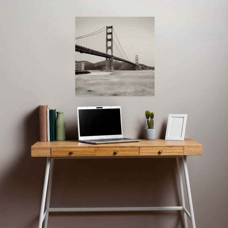 Golden Gate Bridge 34, art de l'architecture contemporaine, H 18 po x l 18 po