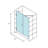 Bromley GS 63" x 72" Rectangle Hinged Shower Enclosure-68862676
