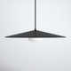 Cruz Single Light Glass Textile Dimmable LED Pendant
