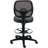 Backed Adjustable Height Ergonomic Lab Stool with Footring Wheels
