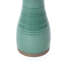 Élégant bain d'oiseaux en céramique pour l'extérieur 20,5 po avec motif de feuilles, vert jade-115818074-115818072
