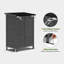 Armoire à outils de jardin en bois avec portes doubles l 2,05 pi x P 1,5 pi-74282560