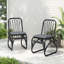 Ensemble de 2 chaises d'extérieur en rotin avec coussins-115200883