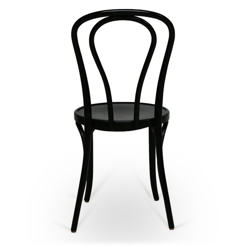 GB-118 VS LQ Side Chair, Black Lacquer