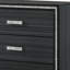 Weathered Black Finish Dresser-123651018