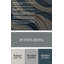 Art mural en métal gris ivoire DiagonalStripes-805218489