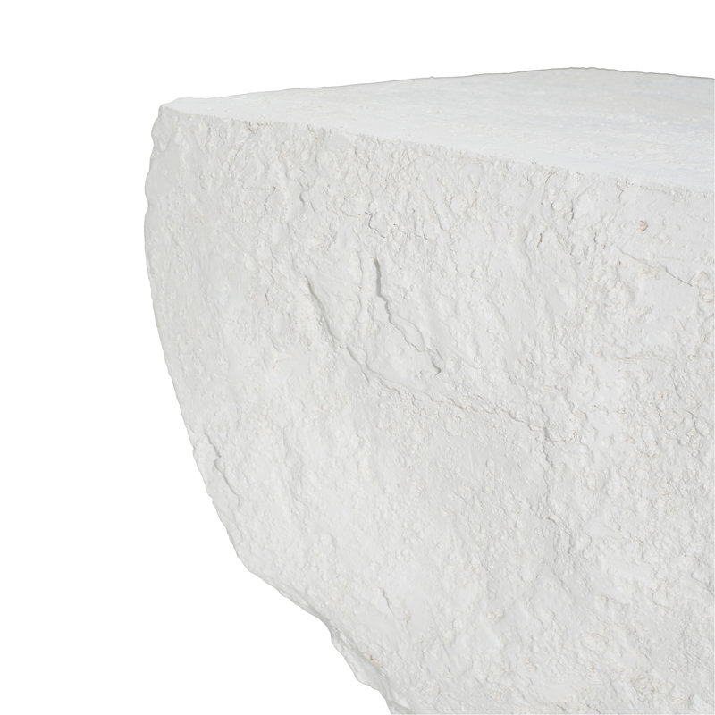 Table d'appoint d'extérieur Paito Modern Minimalist MGO, blanc