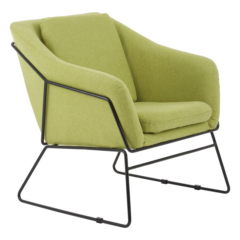 Middlebrook Upholstered Armchair, Green