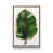 Toile avec cadre noyer