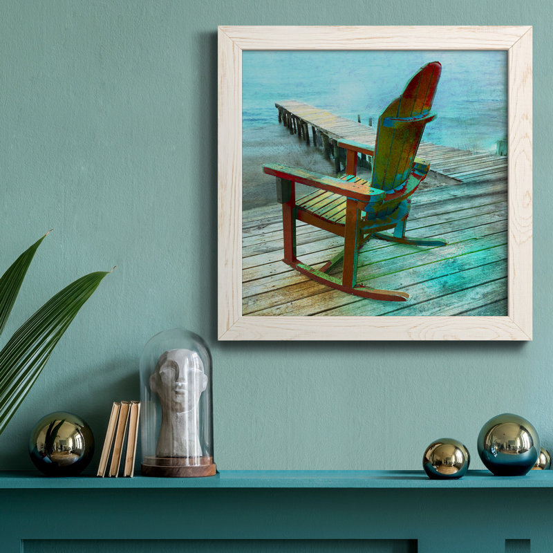 Cadre photo sur toile couleur Tint, Cadre blanc, H 17 po x l 17 po x P 1,5 po