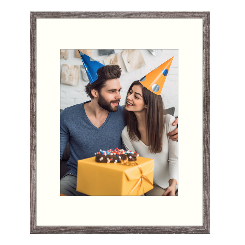 Cadre photo Hazelrose, Gris, 11 po x 14 po, 16 po x 20 po